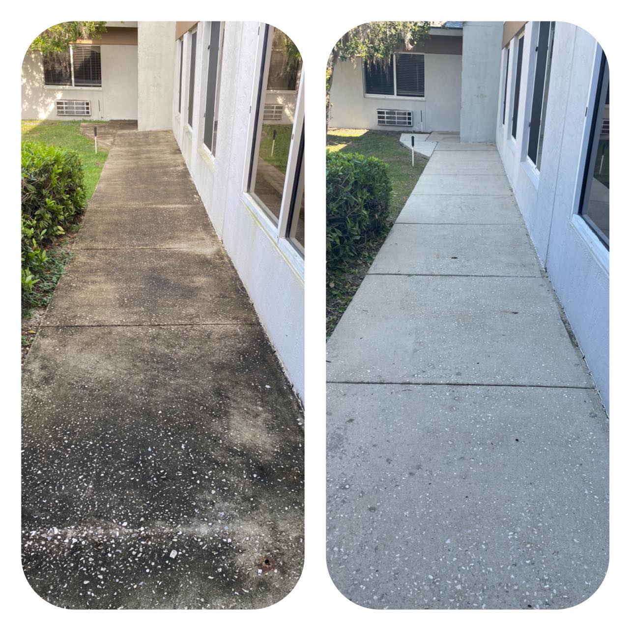 Concrete Sidewalk Cleaning Citrus County